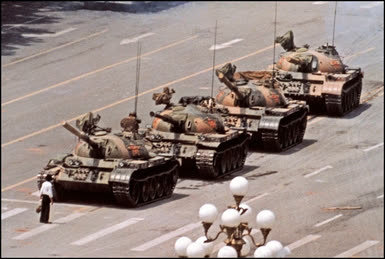 La celebre fotografia del Tank Man