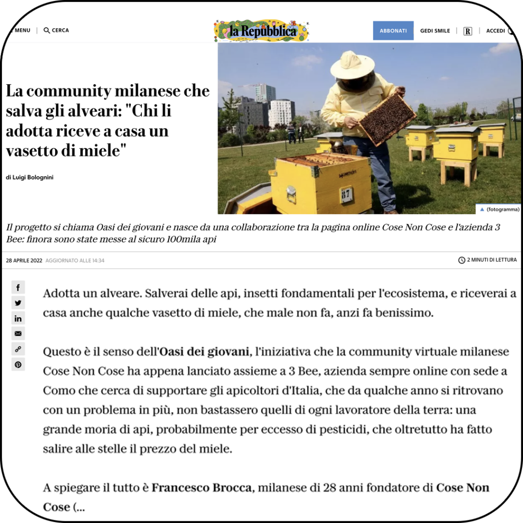 Oasi dei Giovani — la Repubblica